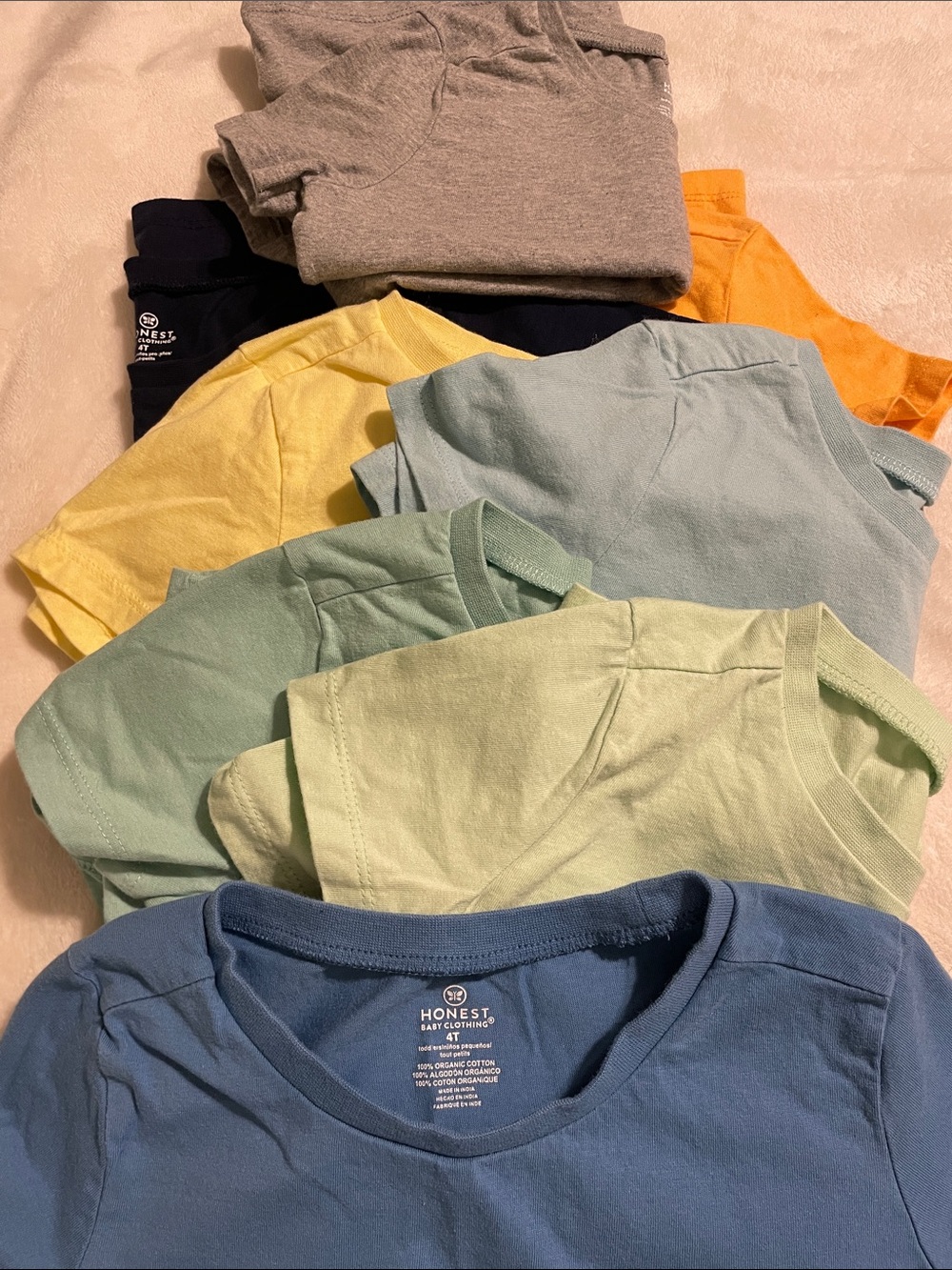 Colorful Honest baby Casual Tee Bundle - Multi Colors - Picture 3 of 3